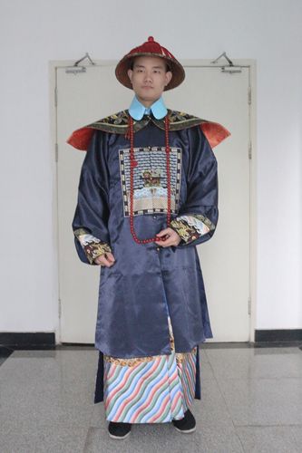 出租影视江南古装服饰清代大臣武官一品麒麟民族服装