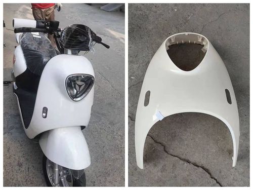 雅迪冠能m6电动车外壳塑件前泥板大灯烤漆件塑料件配件前面板 前转向