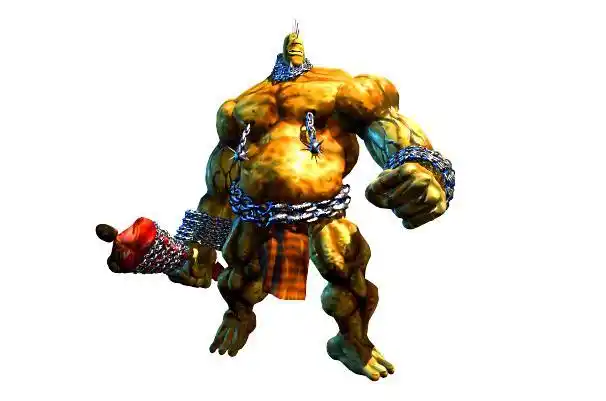 《暗黑破坏神2》中用人棍做武器的怪物——大笨兽