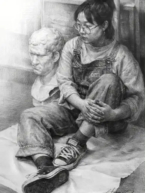 素描全身像步骤