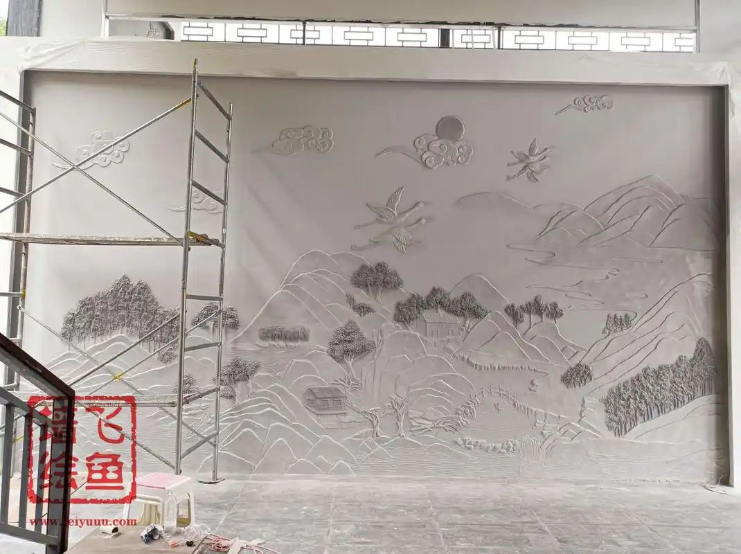 关于腻子粉浮雕壁画知识的详细讲解!