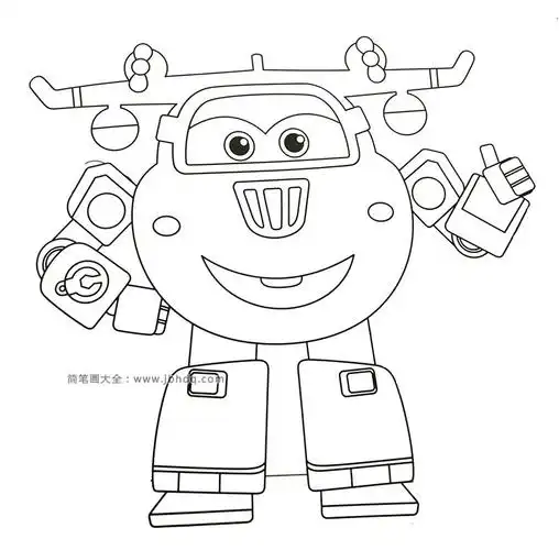 优秀工程师多多简笔画