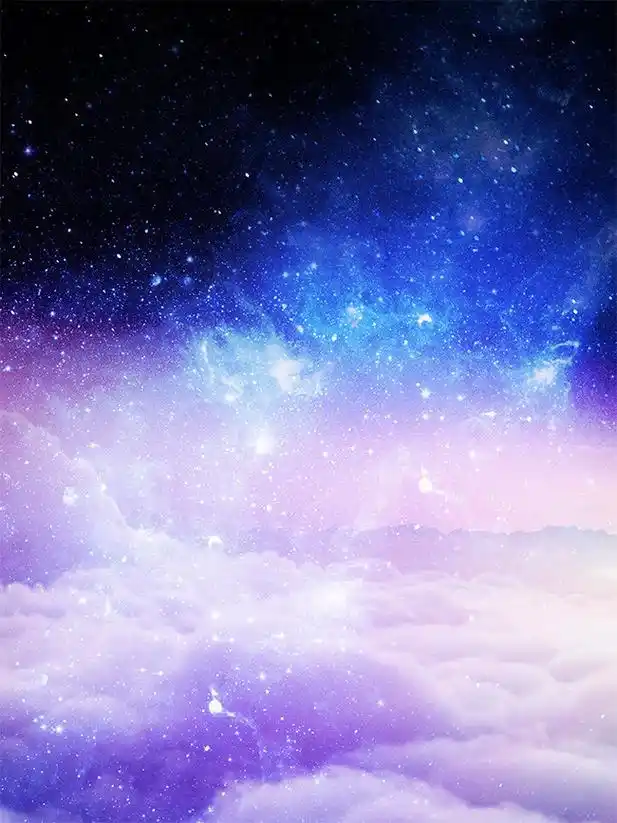 唯美星空背景设计图片