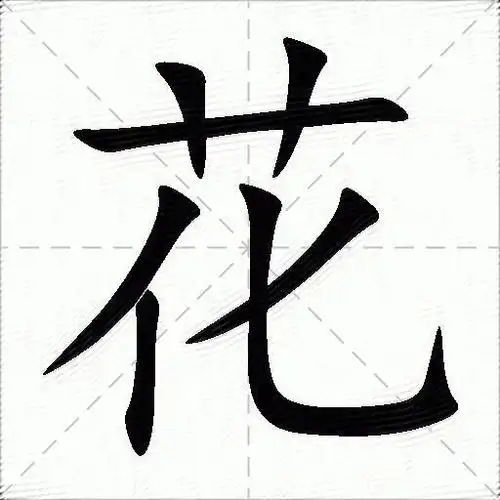 花字拼音:huā花字部首:艹花字五笔:awxb花字笔画:7花字笔顺:横,竖,竖