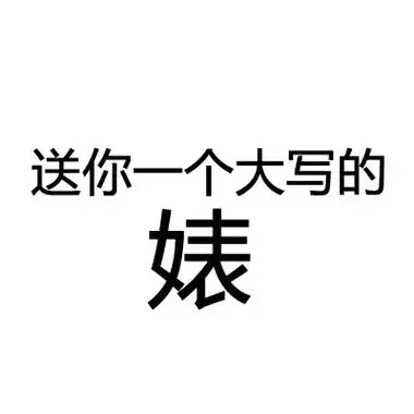 送你一个大写的婊gif斗图gif搞笑gif汉字gif