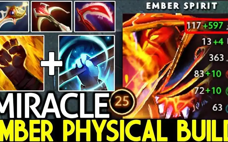 dota2miracle圣剑大炮授予力量近700攻击力的灰烬之灵bydota2high