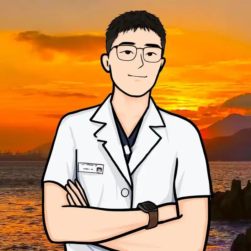 帅气的男医生头像