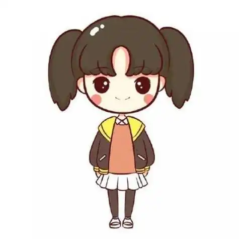 马尾辫女孩简笔画教程 马尾辫女孩简笔画正面 可爱双马尾女孩简笔画