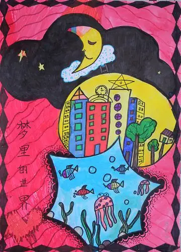 一杯"少儿绘画网络大赛