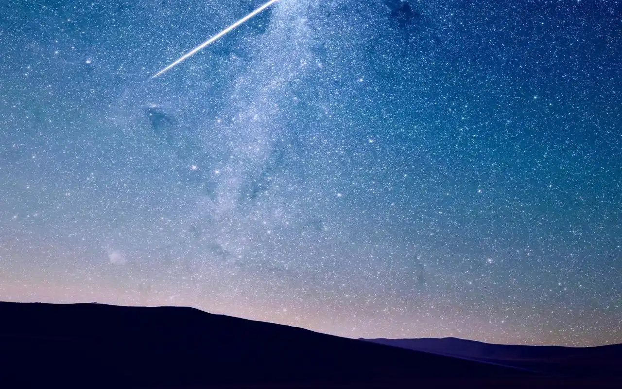 唯美星空夜景高清图片桌面壁纸