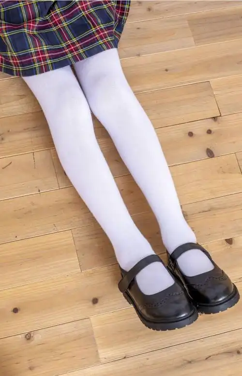 樵廿连裤袜女学生简约棉打底裤简约制服裤袜春秋女童中厚舞蹈裤袜升级
