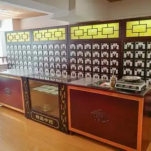 实木中药柜经济型仿古木质柜中医药柜百子柜原木雕花医药柜草药柜