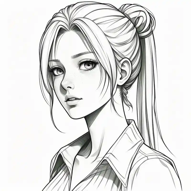 这些素描人头头像,不仅展现了艺术家的非凡功底,更透露出一种难以言喻