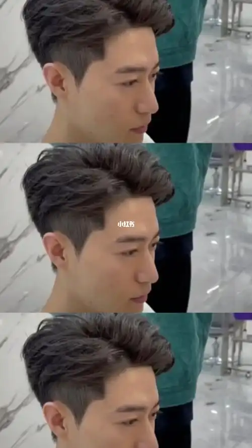 罗湖男生发型  #男生发色   #男生气垫烫   #港风三七分   #摩根烫