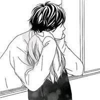 相识比生命还重要的黑白卡通情侣头像