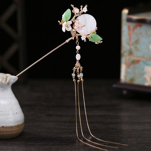 饰菲妮古装头饰汉服发簪古风日常简约簪子盘发女步摇流苏古代钣子