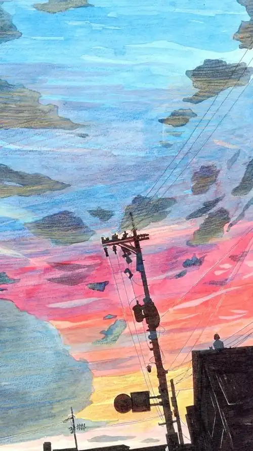 创意,唯美,绿色,创意,高清,小清新,手绘,手机壁纸,1080x1920