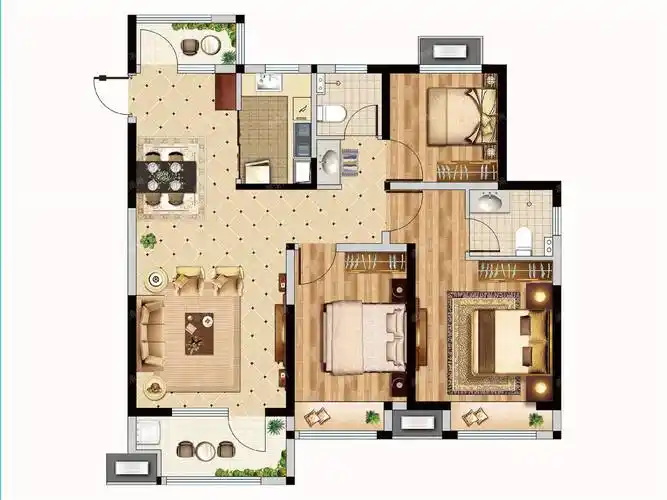 远洋风景户型图