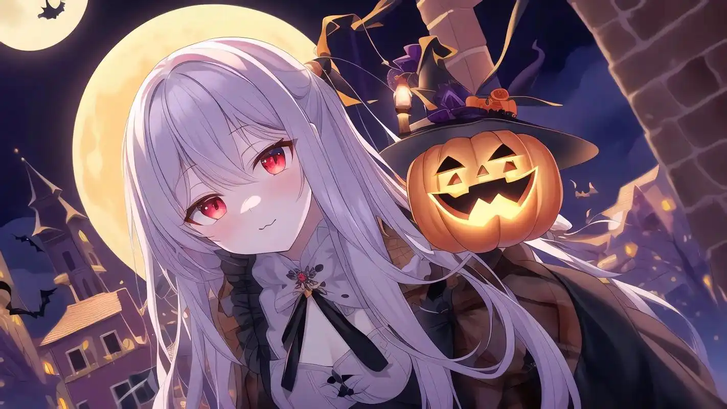 万圣节就是要有万圣节的亚子.这次横屏壁纸,有三款不同的嘴形, - 抖音