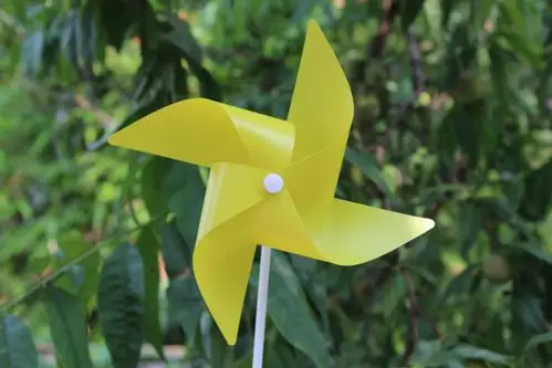 摄影 婚庆道具 纯色四叶儿童玩具风车 批发