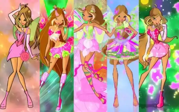 魔法俏佳人芙萝拉全部变身,大概是全剧最漂亮的仙子了