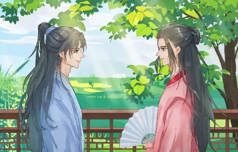 是山河令的同人图,之前画了一半现在给补全了#山河令  #温周  #温客行