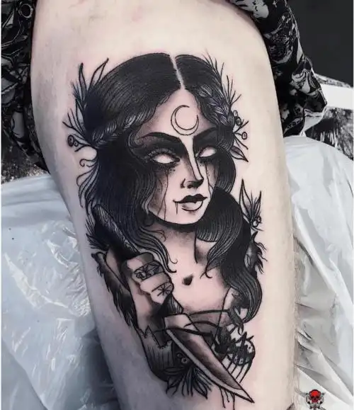 哥特暗黑系纹身insstephanie纹身艺术家连载