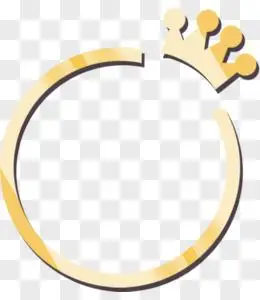 皇冠头像素材边框