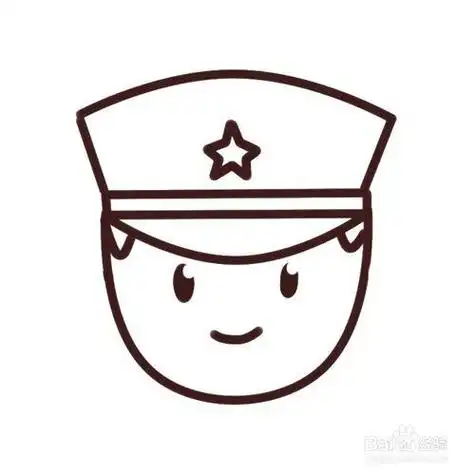 儿童卡通小兵形象简笔画