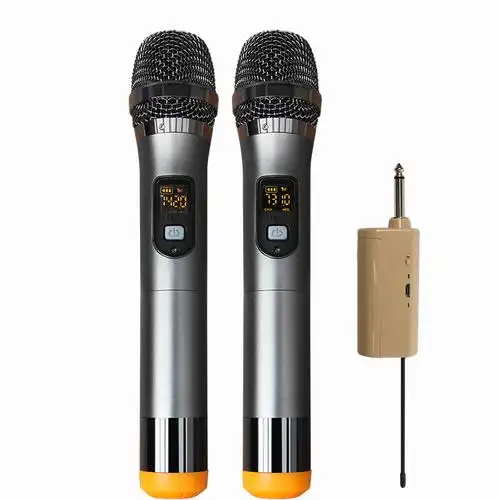 全金属u段无线话筒ktv专用户外音响唱歌麦克风家用k歌直播防啸叫