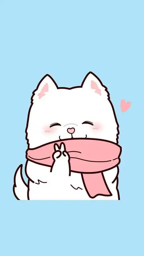 一左一右超萌卡通猫狗