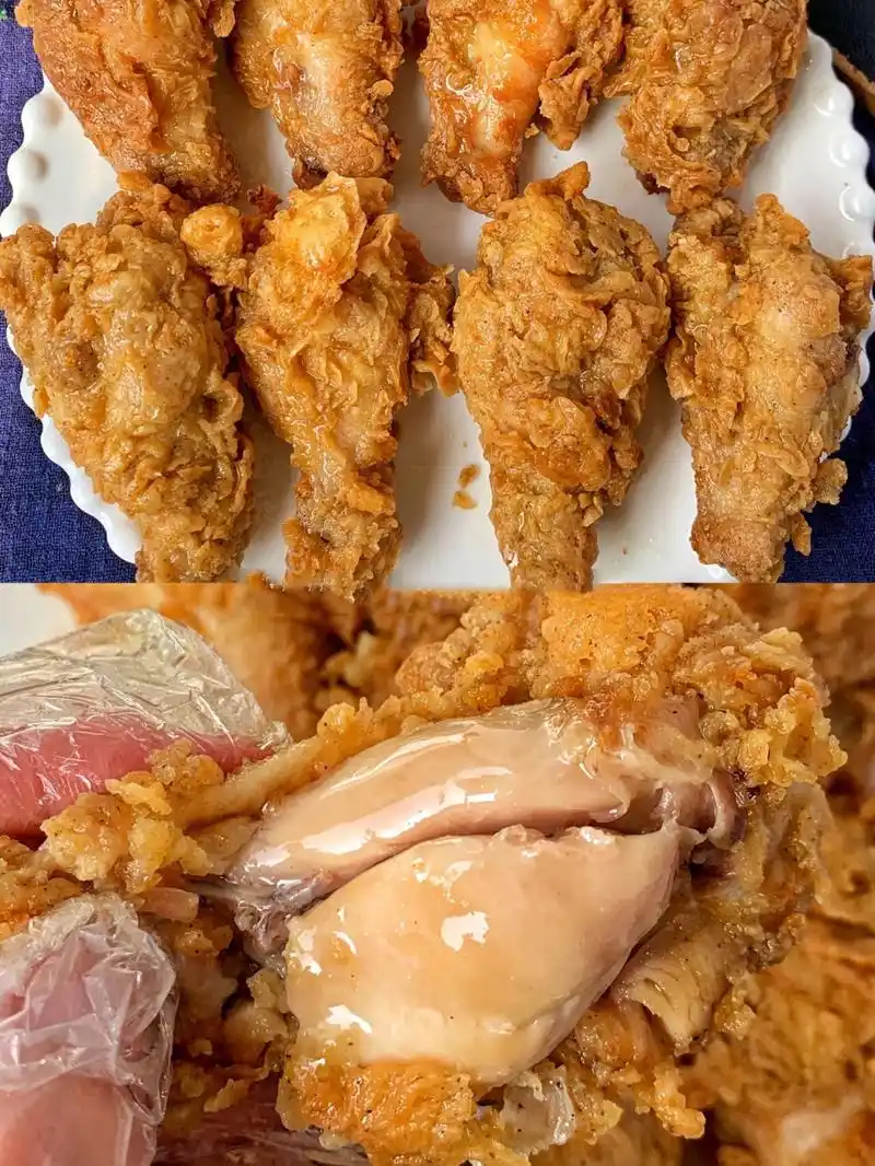 一口爆汁7515外酥里嫩 椒盐蒜香炸翅根 椒盐蒜香炸翅根:大家好