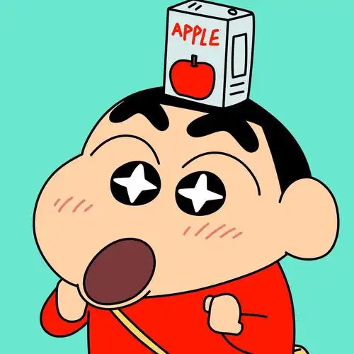 简单耐看的蜡笔小新搞怪头像