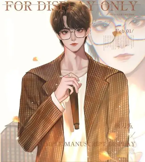 刘耀文漫画毕业照黄昏银杏叶