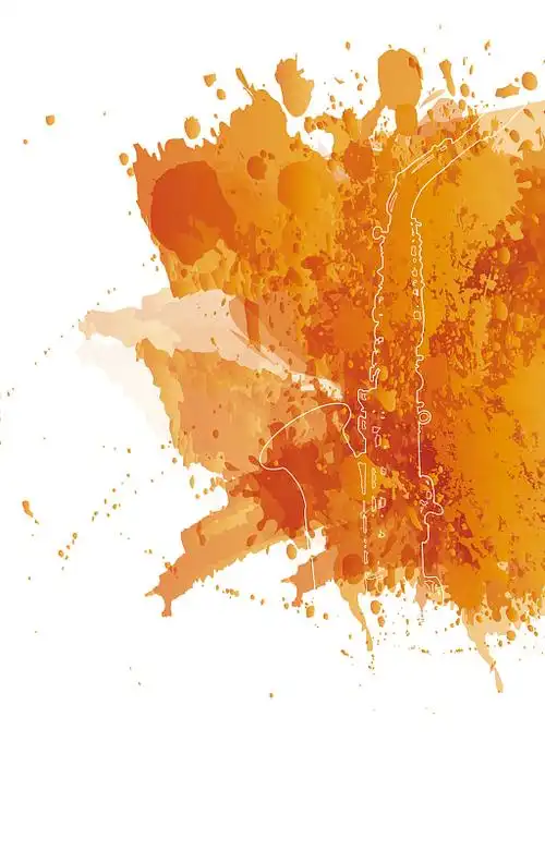 海报背景素材psdjpg彩绘创意背景psdjpg手绘植物花卉设计psdjpg蓝色