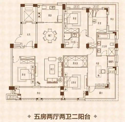 新到东泰禾高端楼盘金尊府5房大平层双主卧尊贵享受全景花园锁