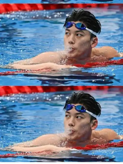 亚运会帅哥太太太多了吧游泳男团帅炸了双开门撞脸蔡徐坤要火的节奏