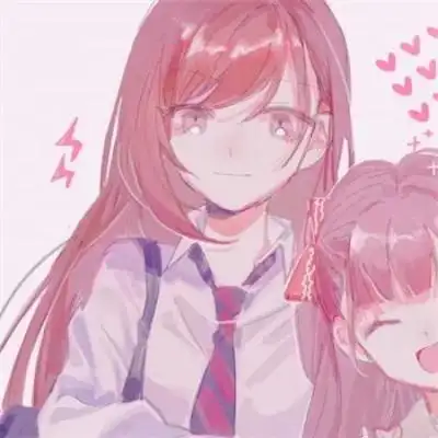 闺蜜头像一左一右配对分开动漫可爱呆萌的女生微信头像大全