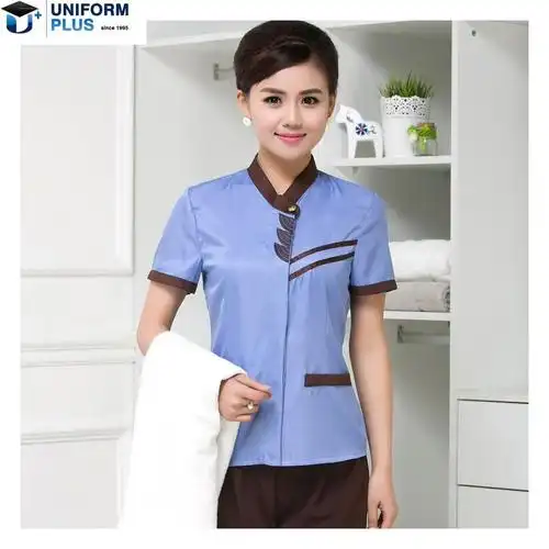 modern hotel cleaning staff uniform