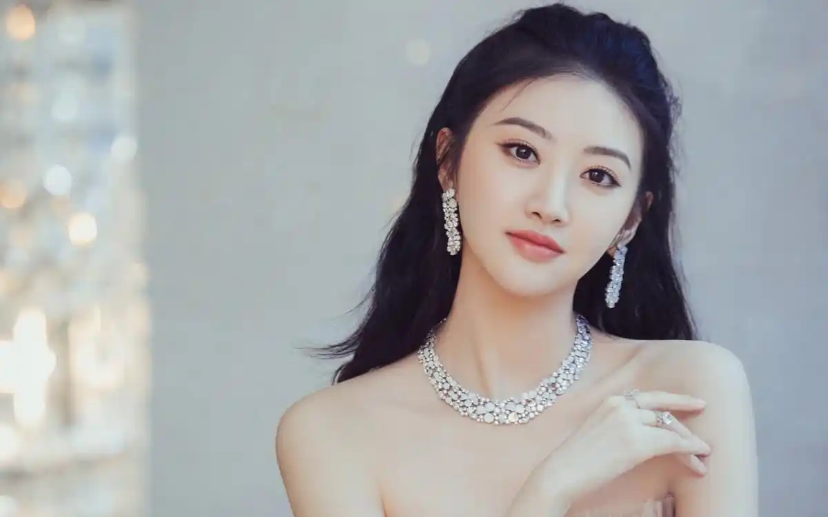 景甜性感肉色裙壁纸48