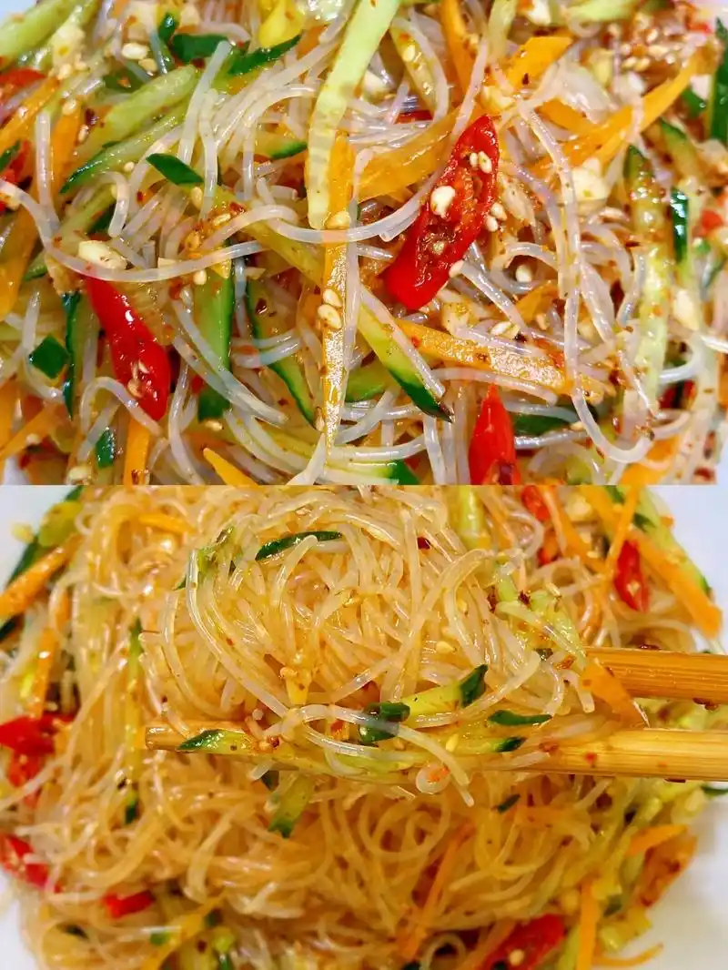 酸辣凉拌粉丝好吃到停不下来