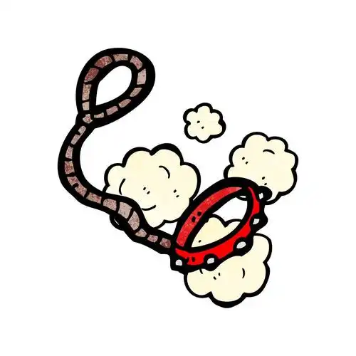 尖刺的狗项圈,向量,在白色背景上的尖刺的狗项圈卡通