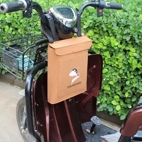 电动车前置挂包电三轮挂袋四轮车储物袋置物袋挂兜包挂袋子挂物包 深