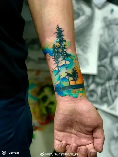 告别过去_纹身图案手稿图片_他岩叔儿的纹身作品集