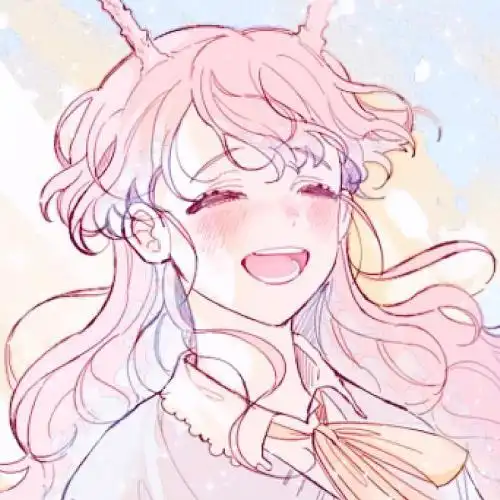 头像女生简单气质淡淡手绘,遇见你已经很不可思议了-卡通头像