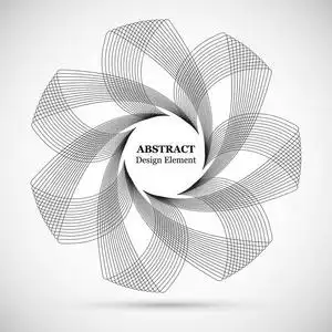 由线条构成的抽象对称背景.打印和海报的矢量图案.设计元素照片