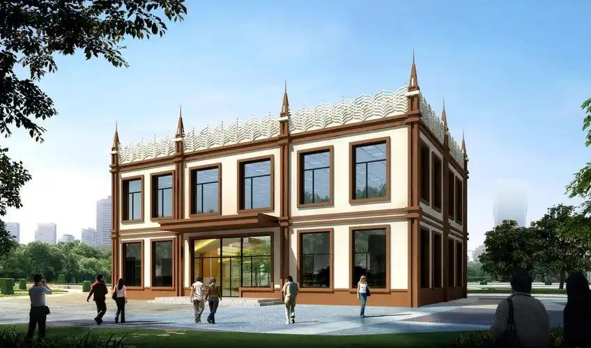 【作品案列】3d66专业室外 丨建筑外立面效果图