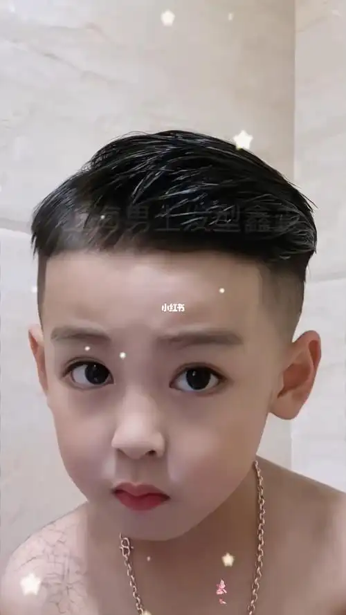 帅气男孩发型以后一定要生个男孩做这发型