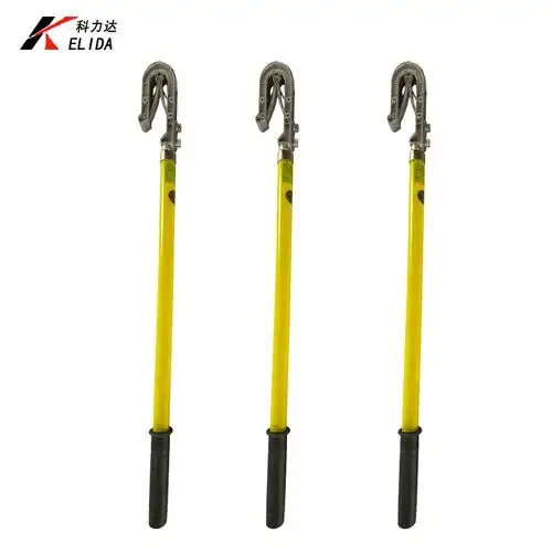 科力达10kv高压接地线接地棒 双舌式接地棒 10kv高压接地线套