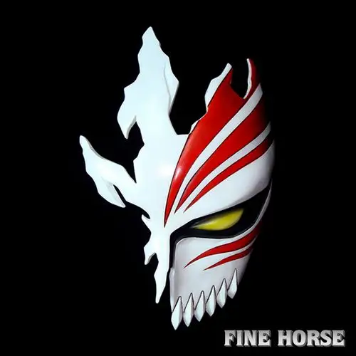 二次元周边死神动漫-死神面具黑崎一护卍解霸气炫酷半边全面面具